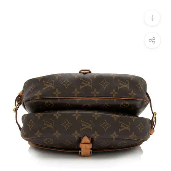 "AUTHENTICATED"Louis Vuitton Saumur Crossbody Bag. - Picture 5 of 16